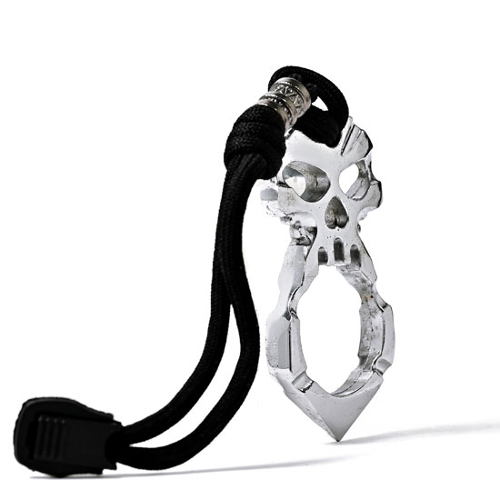 メリケンサックドクロ中指用ゴールド