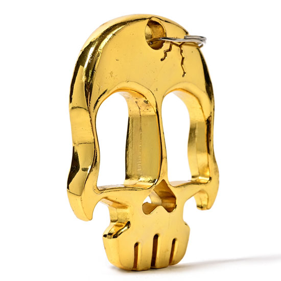 2本指用メリケンサック ドクロ aj26