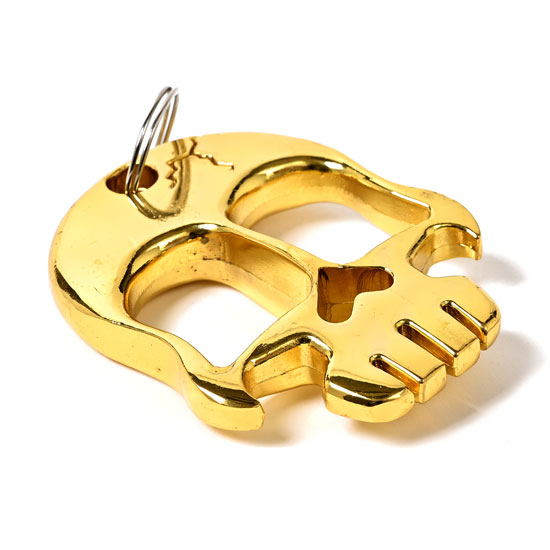 2本指用メリケンサック ドクロ aj26