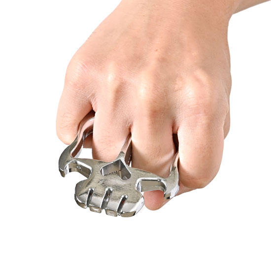 2本指用メリケンサック ドクロ aj26