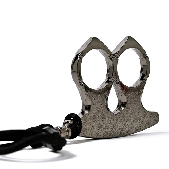 ストラップ付き2本指用メリケンサック aj37