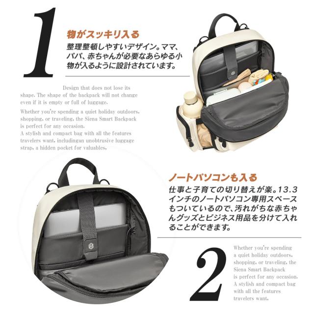 正規輸入販売代理店 ビジネスリュック レディース ママバッグ ブランド ND1109