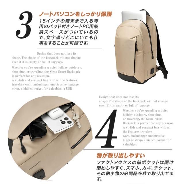 正規輸入販売代理店 ビジネスリュック メンズ ブランド ND1113