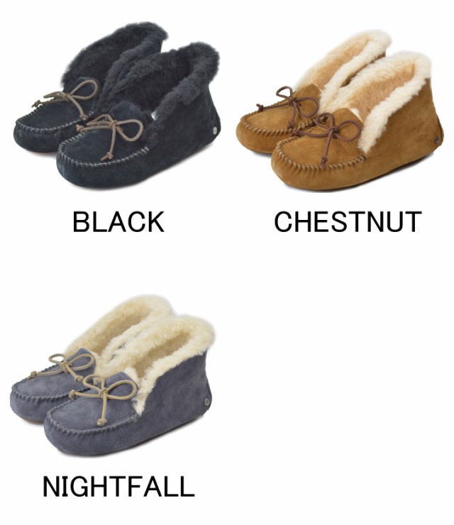 Ugg アンクルブーツ アグ Alena アレーナ ムートンブーツ スリッポン