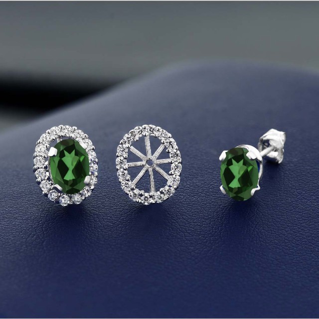 超激得在庫 ピアス 金属アレルギー対応の通販はau PAY マーケット - Gem Stone King ジュエリー専門店|商 レディース 1.6カラット 天然石 ミスティックトパーズ (エメラルドグリーン) シルバー925 ジャケット 品質保証人気