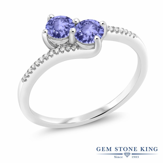 大人気爆買い 指輪 2連 小粒 ダブルストーン 12の通販はau PAY マーケット - Gem Stone King ジュエリー専門店| リング レディース 0.77カラット 天然石 タンザナイト 天然 ダイヤモンド 10金 ホワイトゴールド(K10) 大人気新品