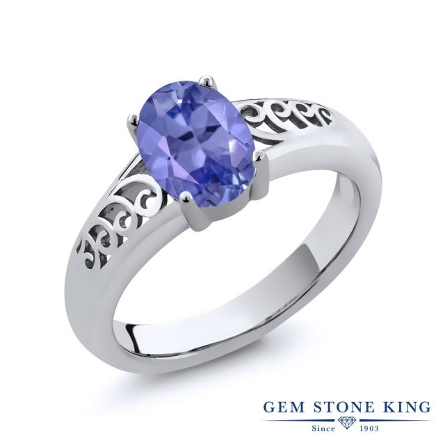 特価定番 指輪 ソリティア 12月 誕生石 金属アレルギーの通販はau PAY マーケット - Gem Stone King ジュエリー専門 リング レディース 0.75カラット 天然石 タンザナイト シルバー925 アラベスク 一粒 透かし 大人気在庫