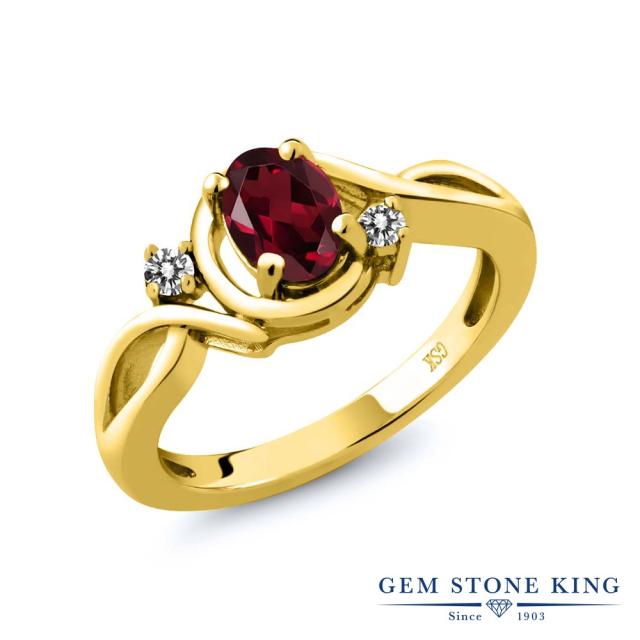 クラリティ 指輪 ツイスト の通販はau PAY マーケット - Gem Stone King ジュエリー専門 リング レディース 0.97カラット 天然 ロードライトガーネット ダイヤモンド シルバー925 イエローゴールドコーティング ⋕もおすすめ