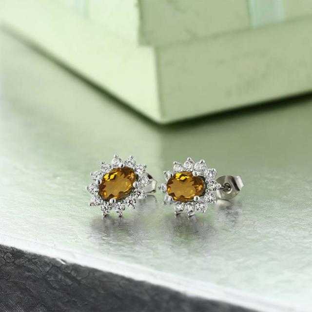 限定品国産 ピアス ヘイロー スタッド 金属アレルギー対応の通販はau PAY マーケット - Gem Stone King ジュエリー専門店 レディース 2.12カラット 天然石 ウィスキークォーツ シルバー925 オーバル フラワー 花 得価豊富な