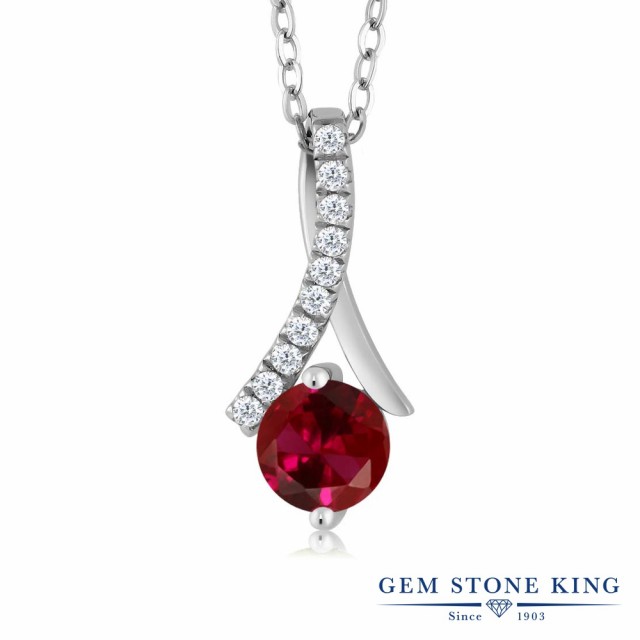 100%新品人気 ネックレス ドロップ 大粒 金属アレルギー対応の通販はau PAY マーケット - Gem Stone King ジュエリー専門店|商品ロ レディース 1.15カラット 合成ルビー ペンダント シルバー925 リボン 雫 しずく 正規品新作