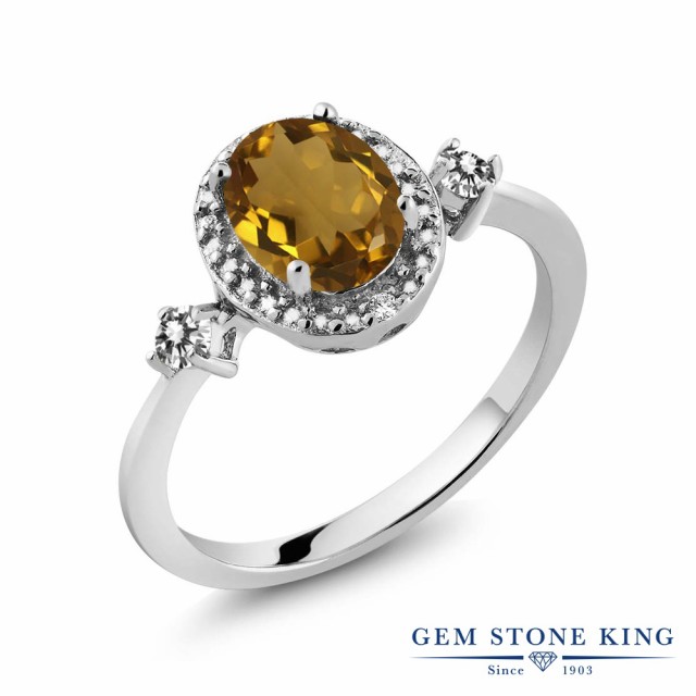 特価在庫 指輪 プレゼント 女性 彼女 の通販はau PAY マーケット - Gem Stone King ジュエリー専門店 リング レディース 1.14カラット 天然石 ウィスキークォーツ 天然 ダイヤモンド シルバー925 大粒 ヘイロー 新作限定品