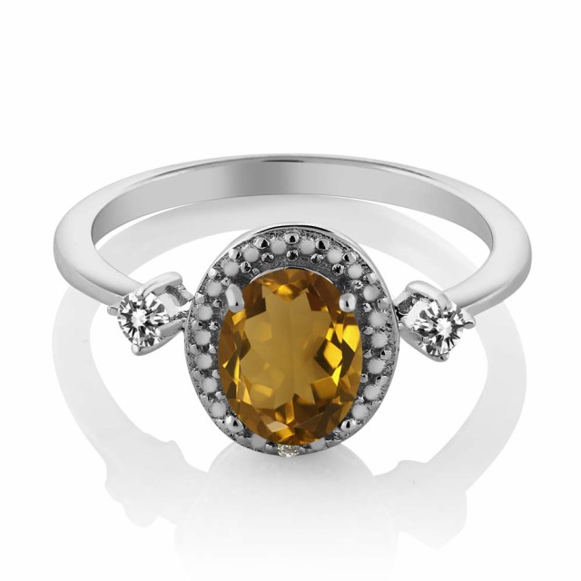 特価在庫 指輪 プレゼント 女性 彼女 の通販はau PAY マーケット - Gem Stone King ジュエリー専門店 リング レディース 1.14カラット 天然石 ウィスキークォーツ 天然 ダイヤモンド シルバー925 大粒 ヘイロー 新作限定品