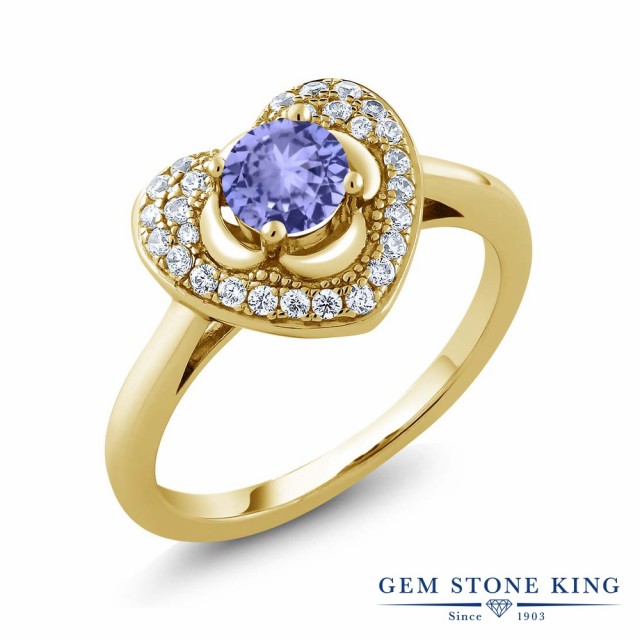 在庫超激安 指輪 花 小粒 派手 ヘの通販はau PAY マーケット - Gem Stone King ジュエリー専門 リング レディース 0.73カラット 天然石 タンザナイト シルバー925 イエローゴールドコーティング ハート フラワー 安い正規品