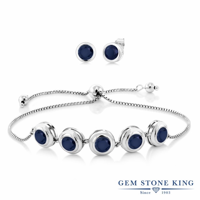 格安正規店 ブレスレット スライド アジャスター 天然石 9の通販はau PAY マーケット - Gem Stone King ジュエリー専門 レディース 7カラット 天然 サファイア シルバー925 テニスブレスレット 一粒 ベゼル 大粒 新作最安値