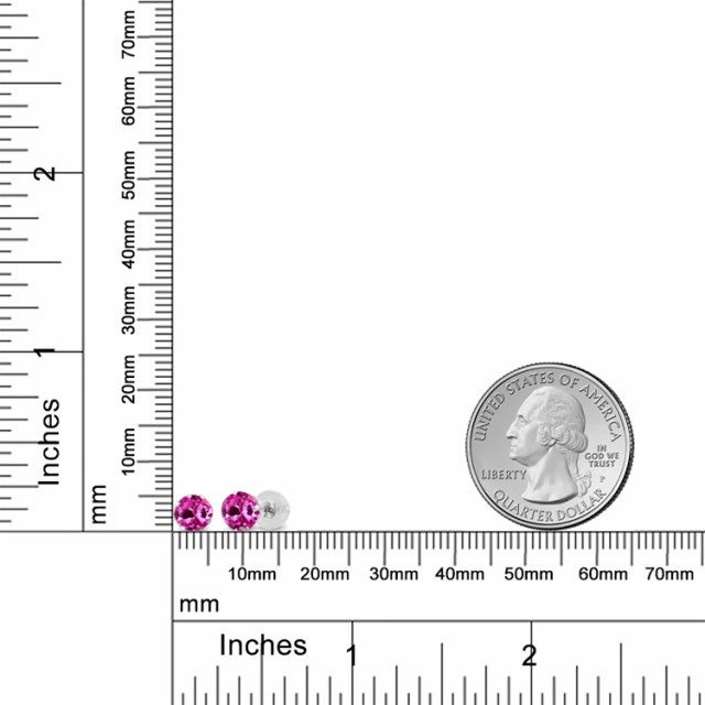 格安 ピアス レディース 1.1カラット 合成ピンクサファイア 10金 ホワイトゴールド(K10) 一粒 シンプル スタッド 金属アレルギー対応の通販はau PAY マーケット - Gem Stone King ジュエリー専門店|商品 セールお得