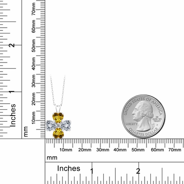 大得価国産 ネックレス レディース 2.88カラット 天然 シトリン ペンダント シルバー925 クローバー ハート 天然石 11月 誕生石 金属アレルギー対応の通販はau PAY マーケット - Gem Stone King ジュエリー専門店 高評価お得