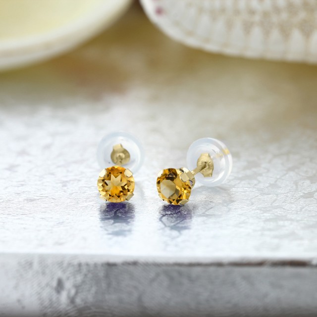 SALE新作登場 ピアス 天然石 11月 誕生石 金属アレの通販はau PAY マーケット - Gem Stone King ジュエリー専門店| レディース 0.52カラット 天然 シトリン 14金 イエローゴールド(K14) 一粒 小粒 シンプル スタッド セール高品質