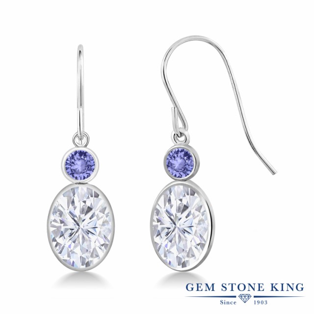 2022新款 ピアス タンザナイト 14金 ホワイトゴールド(K14) モアの通販はau PAY マーケット - Gem Stone King ジュエリー専門店|商品ロ レディース 3.3カラット Forever One GHI モアサナイト Charles & Colvard 天然石 新作定番