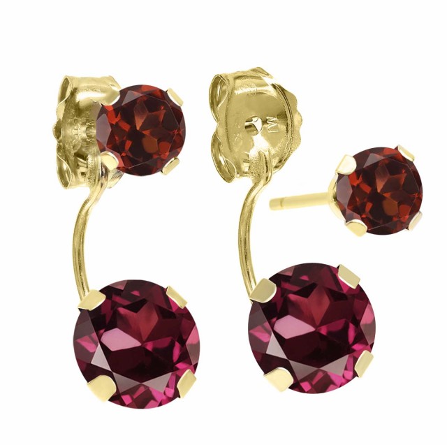 定番高品質 ピアス ぶら下がり 天然石 金属アレの通販はau PAY マーケット - Gem Stone King ジュエリー専門 レディース 2.74カラット 天然 ロードライトガーネット ガーネット 14金 イエローゴールド(K14) 大粒 人気絶頂