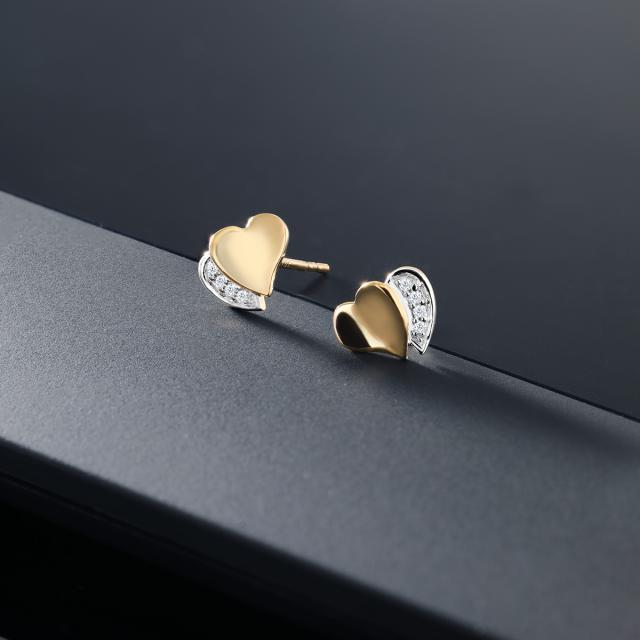 大人気即納 ピアス 小ぶり 小さめ スタの通販はau PAY マーケット - Gem Stone King ジュエリー専門店 レディース 0.022カラット ハートシェイプ 天然ダイヤモンド 10金 イエローゴールド(K10) ハート ダイヤ 小粒 安い新作