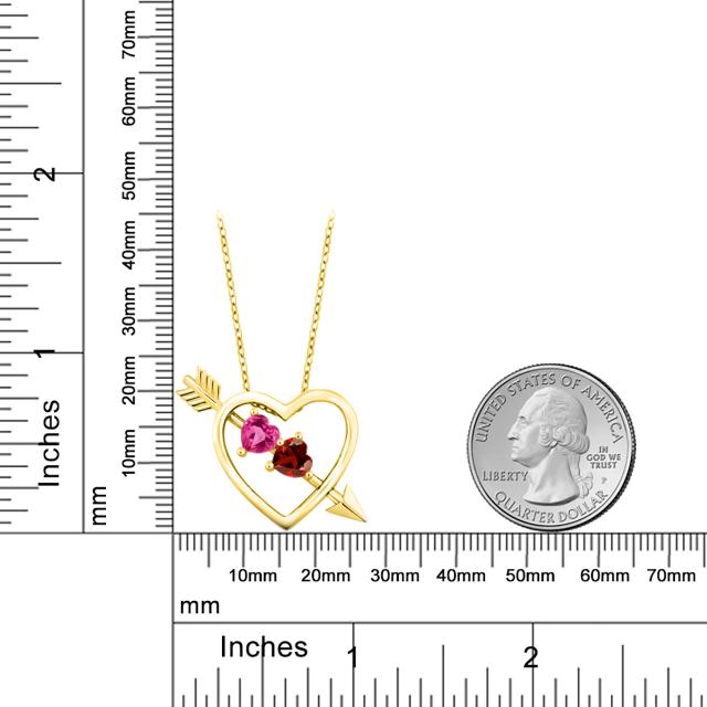高品質通販 ネックレス レディース 1.15カラット 合成ピンクサファイア ペンダント 天然 ガーネット シルバー925 イエローゴールドコーティング オーの通販はau PAY マーケット - Gem Stone King ジュエリー専 定番得価