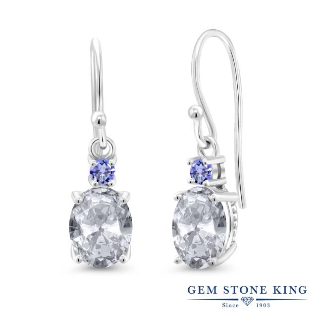 超特価在庫 ピアス 大粒 ぶら下がり フレンチワの通販はau PAY マーケット - Gem Stone King ジュエリー専門店 レディース 2.76カラット 天然 トパーズ 天然石 タンザナイト 10金 ホワイトゴールド(K10) オーバル 格安最安値