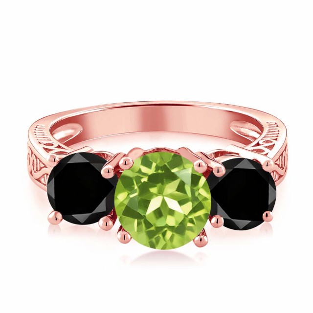 特価再入荷 指輪 ピンクゴールドコーティング アラベスクの通販はau PAY マーケット - Gem Stone King ジュエリー専 リング レディース 2.45カラット 天然石 ペリドット 天然ブラックダイヤモンド シルバー925 爆買い安い