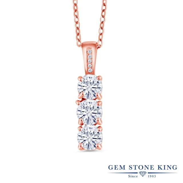 本物保証定番 ネックレス 天然 ダイヤモンド シルバー925 ピの通販はau PAY マーケット - Gem Stone King ジュエリー専門店|商品ロッ レディース 1.54カラット Forever Brilliant モアサナイト Charles & Colvard ペンダント 国産特価