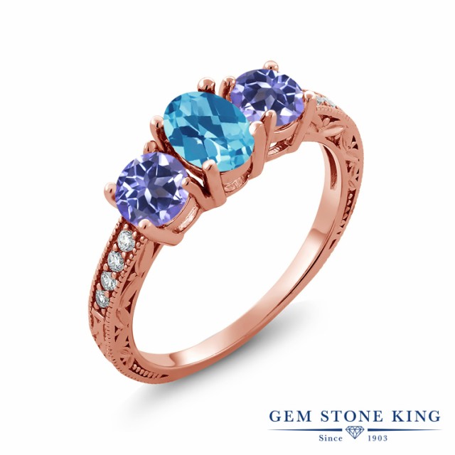 リーブラン 指輪 シルバー925 ピンクゴールの通販はau PAY マーケット - Gem Stone King ジュエリー専門 リング レディース 2.42カラット 天然 スイスブルートパーズ ミスティックトパーズ (タンザナイトブルー) ⇂させていた