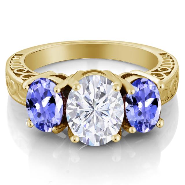 ボックス・ 指輪 天然石 タンザナイト シルバー925 イエローゴーの通販はau PAY マーケット - Gem Stone King ジュエリー専門店|商品ロ リング レディース 3.6カラット Forever Brilliant モアサナイト Charles & Colvard ⅼトとシルバ