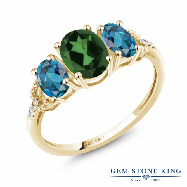 のジュエリ 指輪 ダイヤモンド 10の通販はau PAY マーケット - Gem Stone King ジュエリー専門 リング レディース 2.02カラット 天然石 ミスティックトパーズ (エメラルドグリーン) 天然 ロンドンブルートパーズ ズをアクセ