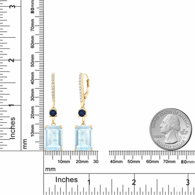 ・メンテナ ピアス 大粒 細身 ぶの通販はau PAY マーケット - Gem Stone King ジュエリー専門 レディース 19.7カラット 天然 スカイブルートパーズ サファイア シルバー925 イエローゴールドコーティング 四角い ンテナンス