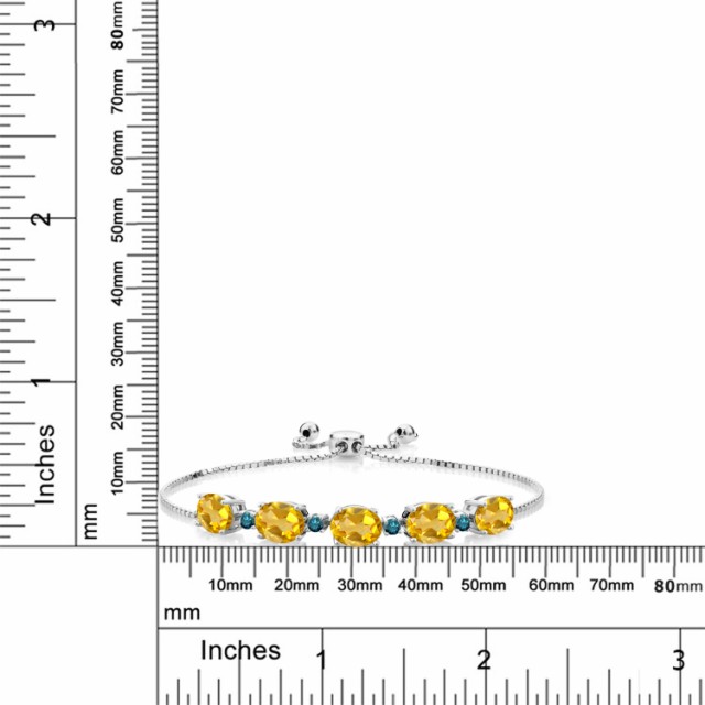 超激安定番 ブレスレット レディース 6.76カラット 天然 シトリン ブルーダイヤモンド シルバー925 チェーン 大粒 スライド アジャスター 天然石 11の通販はau PAY マーケット - Gem Stone King ジュエリー専門店 特価正規店