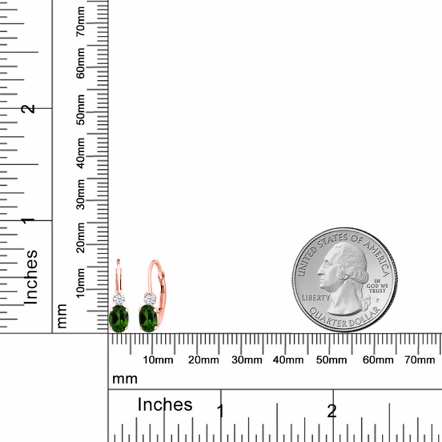 最安値人気 ピアス レディース 1.18カラット 天然 クロムダイオプサイド 合成ホワイトサファイア シルバー925 ピンクゴールドコーティング レバーバの通販はau PAY マーケット - Gem Stone King ジュエリー専門 30%OFF