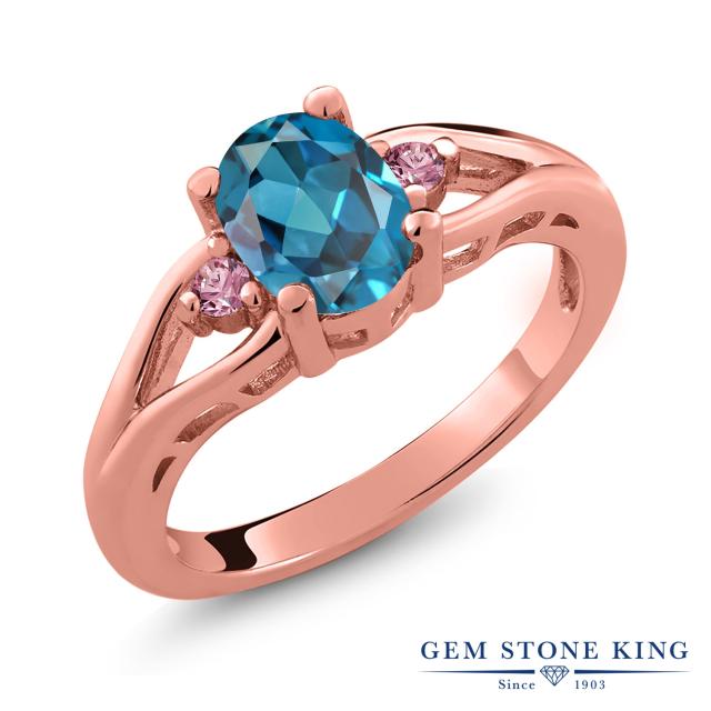 人気絶頂 指輪 ピンクゴールドコーテの通販はau PAY マーケット - Gem Stone King ジュエリー専門 リング レディース 1.58カラット 天然 ロンドンブルートパーズ ピンクラボグロウンダイヤモンド シルバー925 豊富な人気