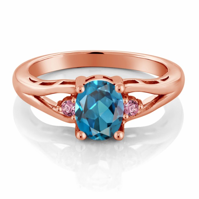 人気絶頂 指輪 ピンクゴールドコーテの通販はau PAY マーケット - Gem Stone King ジュエリー専門 リング レディース 1.58カラット 天然 ロンドンブルートパーズ ピンクラボグロウンダイヤモンド シルバー925 豊富な人気