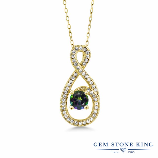 2023SALE ネックレス イエローゴールドコーティング 雫の通販はau PAY マーケット - Gem Stone King ジュエリー専門 レディース 1.15カラット 天然石 ミスティックトパーズ (グリーン) ペンダント シルバー925 再入荷安い