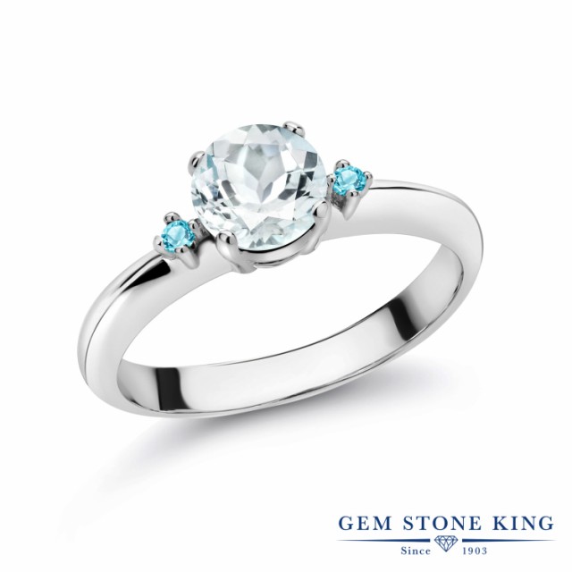 ヤマト 指輪 スリーストーン シンプル の通販はau PAY マーケット - Gem Stone King ジュエリー専門 リング レディース 0.79カラット 天然 アクアマリン シミュレイテッド スカイブルートパーズ シルバー925 カット