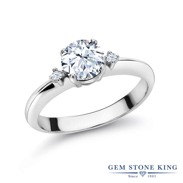 HOT格安 指輪 マルチストーン 金属アレルギの通販はau PAY マーケット - Gem Stone King ジュエリー専門 リング レディース 1.03カラット 合成ホワイトサファイア シルバー925 スリーストーン 大粒 シンプル 超激安