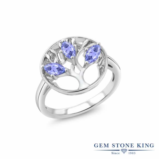 正規品SALE 指輪 大きめ スリーストーン 12月 誕生の通販はau PAY マーケット - Gem Stone King ジュエリー専門店 リング レディース 0.75カラット 天然石 タンザナイト シルバー925 リーフ サークル 小粒 大ぶり 即納限定品