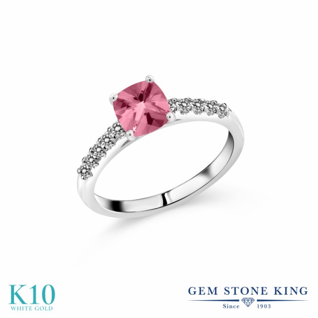人気 指輪 ホワイトゴールド(K10) 四角い パの通販はau PAY マーケット - Gem Stone King ジュエリー専門店 リング レディース 1.33カラット 天然石 ピンクトパーズ スワロフスキー 天然 ダイヤモンド 10金 格安2022