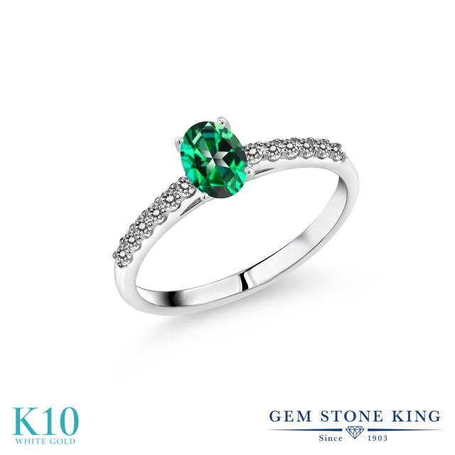 国産最安値 指輪 10金 ホワイトゴールド(K10) の通販はau PAY マーケット - Gem Stone King ジュエリー専門 リング レディース 0.7カラット 天然石 トパーズ レインフォレスト スワロフスキー 天然 ダイヤモンド 新作大特価