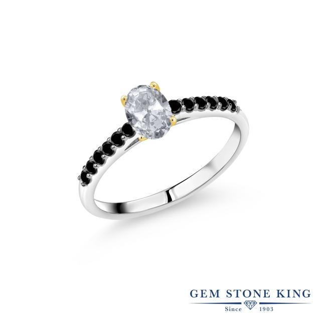 15%OFF 指輪 オーバル パヴェ マルチストの通販はau PAY マーケット - Gem Stone King ジュエリー専門店 リング レディース 0.8カラット 天然 トパーズ 天然ブラックダイヤモンド 10金 ツートンゴールド(K10) SALE限定SALE