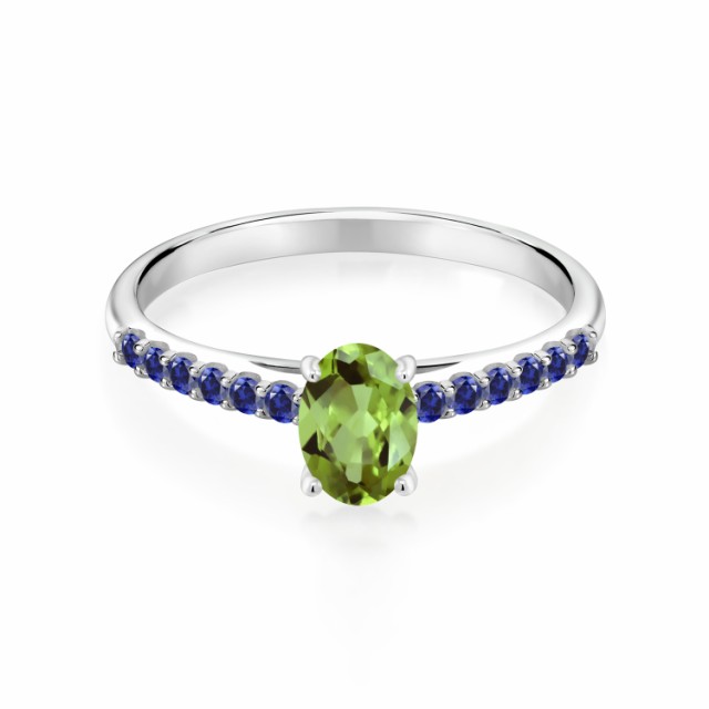 カラット 指輪 パヴェ 小粒 マルチストの通販はau PAY マーケット - Gem Stone King ジュエリー専門店 リング レディース 0.74カラット 天然石 ペリドット 合成サファイア 10金 ホワイトゴールド(K10) オーバル ℳしくはこち