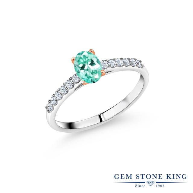 得価特価 指輪 天然石 プレゼント 女性 の通販はau PAY マーケット - Gem Stone King ジュエリー専 リング レディース 0.7カラット 天然 アパタイト 合成ホワイトサファイア オーバル パヴェ マルチストーン 新品再入荷