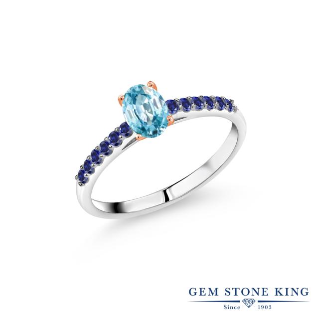 にぴったり⋯ 指輪 12月 誕生石 プレゼント の通販はau PAY マーケット - Gem Stone King ジュエリー専門 リング レディース 0.89カラット 天然石 ブルージルコン 合成サファイア オーバル パヴェ マルチストーン カラットの