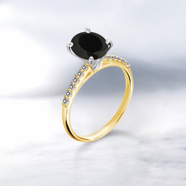 送料無料2023 指輪 パヴェ 大粒 マルチストーン 天の通販はau PAY マーケット - Gem Stone King ジュエリー専門店 リング レディース 1.8カラット 天然 オニキス ダイヤモンド 10金 ツートンゴールド(K10) オーバル お得新品