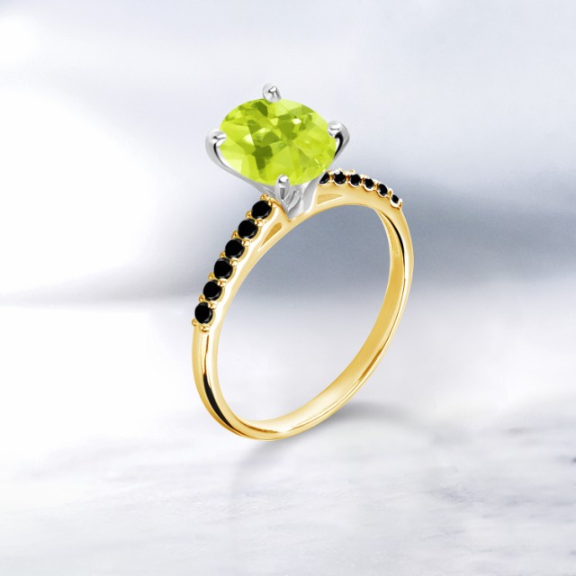 ーツと 指輪 パヴェ 大粒 の通販はau PAY マーケット - Gem Stone King ジュエリー専門 リング レディース 1.3カラット 天然 レモンクォーツ 天然ブラックダイヤモンド 10金 ツートンゴールド(K10) オーバル カット