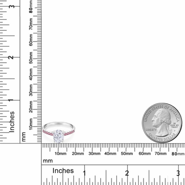 再入荷好評 指輪 ピンクラボグロウンダイヤモンド 10金 ホワイの通販はau PAY マーケット - Gem Stone King ジュエリー専門店|商品ロ リング レディース 1.68カラット Forever Brilliant モアサナイト Charles & Colvard 特価大人気