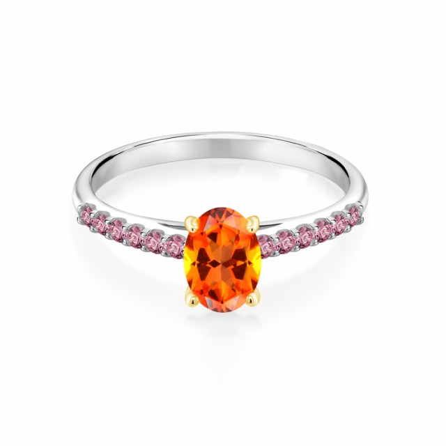 ジュエリー§ 指輪 10金 ツートンゴールド(Kの通販はau PAY マーケット - Gem Stone King ジュエリー専門 リング レディース 1.18カラット 天然石 トパーズ ポピー スワロフスキー ピンクラボグロウンダイヤモンド ▇ロットナン